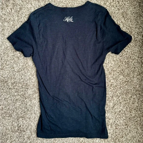 “Then Sings My Soul” Women’s Religious Hymn Shirt Halo Size Small Black Floral - Picture 2 of 2